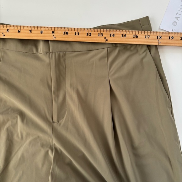 Athleta Women's Tan Pinnacle High Rise Trouser Wide Leg Size 16, New with tags! - Picture 11 of 13